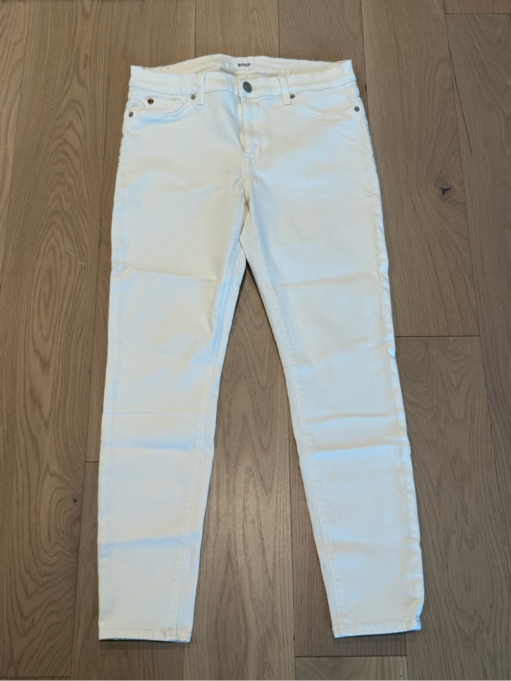 Hudson Women’s White Skinny Jeans Size 30